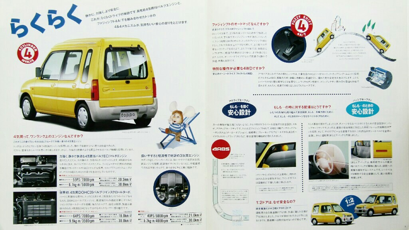You can see the engine in the lower left! Photo: Mitsubishi via this Mincara blog